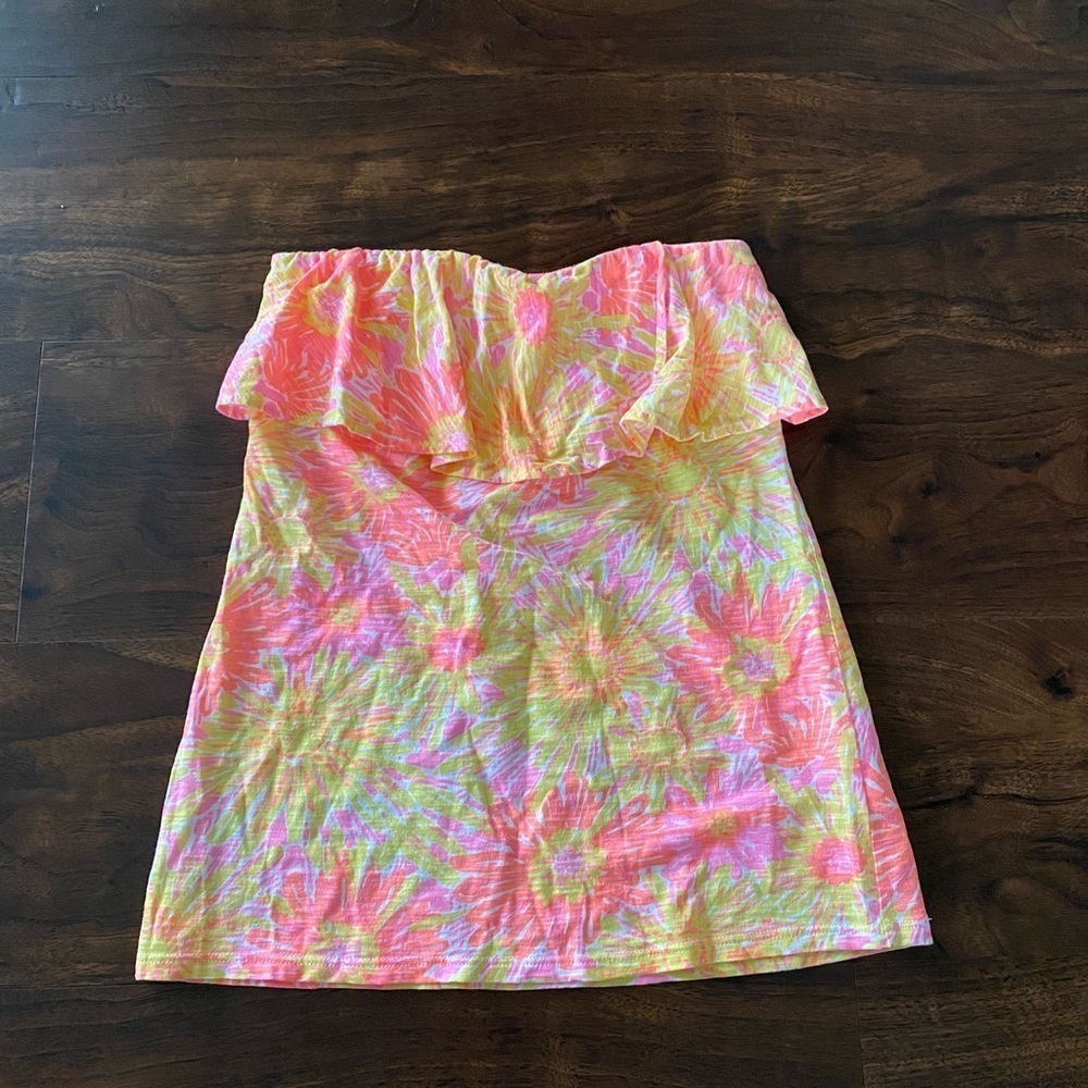 Lilly Pulitzer Wiley Tube Top Size XS Sun Kissed